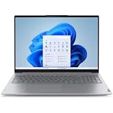 Lenovo ThinkBook 16 G8 2026 Laptop, 16-Core Intel Core Ultra 9 185H, 16" WUXGA IPS Display, Intel Graphics, 16GB DDR5 1TB SSD, Backlit Keyboard, Fingerprint, Thunderbolt 4, Wi-Fi 6E, Win11 Pro
