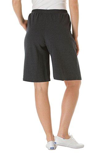 womens plus knit shorts