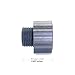 WKUP F003, 1 NPT Female to 3/4 GHT Male Adapter, Rubber Washer Included on NPT End (Pack of 2)