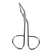 Eyebrow Tweezer Stainless Steel Scissors Shaped Slant Tip Tweezer Clip
