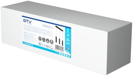 Lighting - Lampada a Sospensione Moderna LED TRESOS II per Interni Scandinavi Minimalisti, Lampadario a Sospensione con Cavo di Lunghezza Regolabile, 3xGU10, Alluminio, IP20, Max. 3x20W, Nero