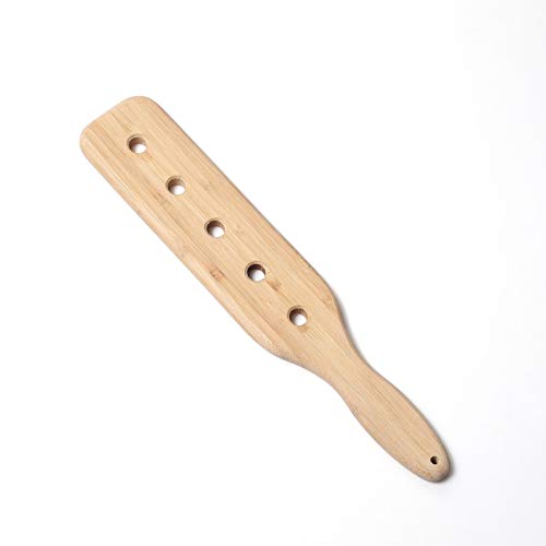 Mardili Bamboo Spanking Paddle with Airfow Holes, Light Weight, Durable and Smooth,14 Inches
