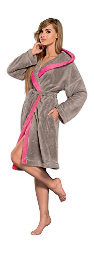 Women Luxury Short Soft Fluffy Dressing Gown Bathrobe Housecoat Robe |  Desertcart Fiji