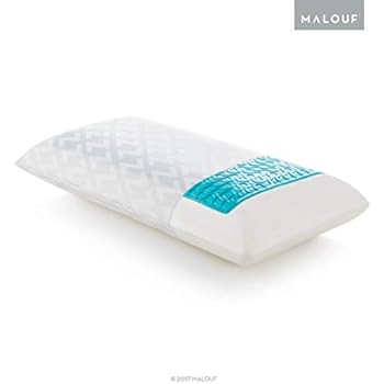 Z DOUGH Memory Foam + Liquid Z Gel Pillow - Tencel Removable Cover - 5 Year Warranty - Queen - Mid Loft