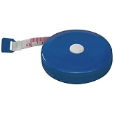 EMI Body Medical Retractable Soft Tape Measure with Dual-Scale in and CM - Measuring Tape for Body, Sewing, Tailoring, Fabric, Weight Loss &amp; Medical Use- Blue EAM-400B