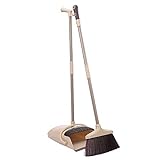 Dust pan and Broom Combo Artifact Standing Upright Foldable Set