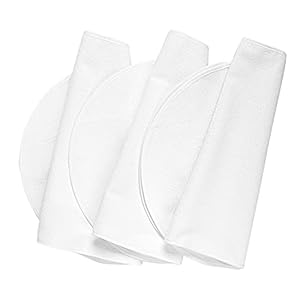 Boppy Changing Pad Liners, Pack of 3, White, Soft Terrycloth with Waterproof Backing Makes Wiggly Diaper Changes Easier…