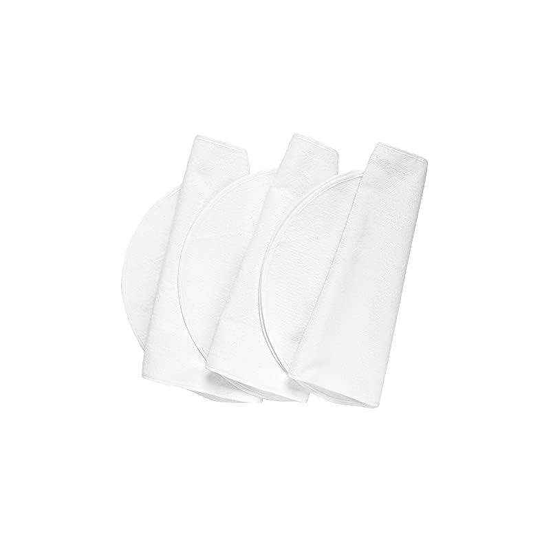 Boppy Changing Pad Liners, Pack of 3, White, Soft Terrycloth with Waterproof Backing Makes Wiggly Diaper Changes Easier…