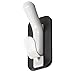 Officemate Magnet Plus Magnetic Double Coat Hook, Black/White (92522)