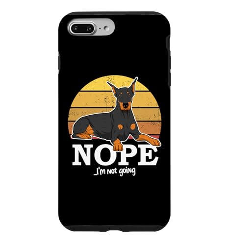 Dobermann Dog Sunset Case for iPhone 7 Plus/8 Plus