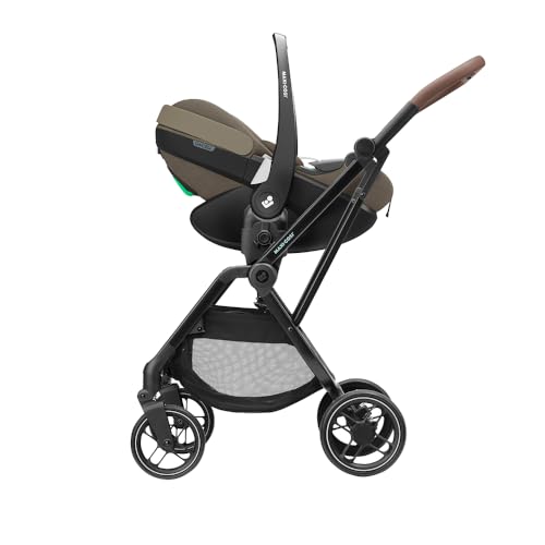 Bebê Conforto Maxi-Cosi, Pebble Pro², com Base Familyfix, Giro 360° Isofix, Twillic Truffle