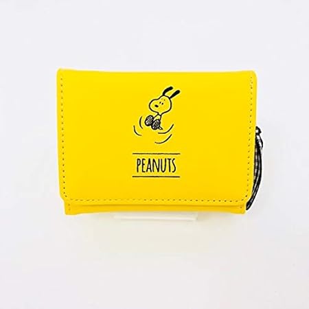 Amazon ピーナッツ スヌーピー シンプルスヌーピーシリーズ 三つ折り財布 イエロー グッズ おもちゃ おもちゃ
