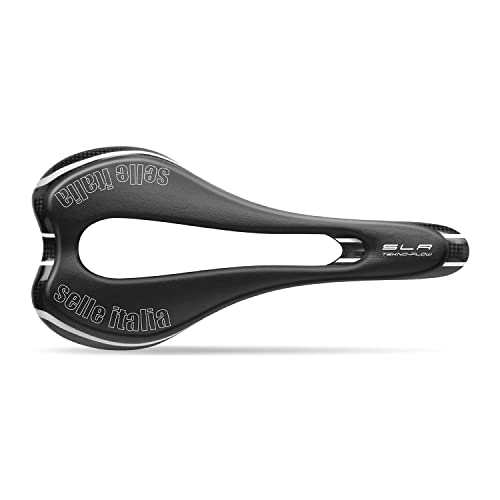 Selle Italia SLR Tekno Flow, Sella per Bicicletta Unisex Adulto, Nero, S3