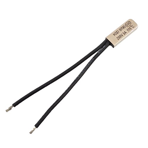 250V 5A KSD9700 115 Celsius N.C Bimetal Thermostat Temperature Switch