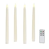 Flameless Taper Candles,Realistic & Bright Flickering Bulb Battery Operated 11