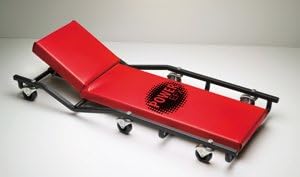 Whiteside Ws47007 40 In. Fully Padded Adjustable Headrest Metal Creeper
