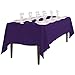 LinenTablecloth 60 x 126-Inch Rectangular Polyester Tablecloth Purple