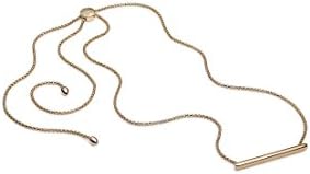 Sasha Liv Straight Long Bar Pendant Necklace