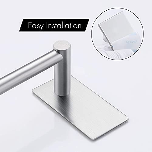 KES Adhesive Towel Bar 30Inch Bathroom No Drill Towel Holder Sticky on
