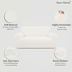 Easy-Going Stretch Oversized Loveseat Slipcover