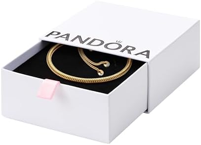Amazon.com: PANDORA Moments Snake Chain Bracelet - Hand-Finished
