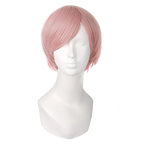 Mapofbeauty men s short straight wig cosplay costume wi…