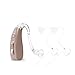Banglijian Hearing Aid Rechargeable 201P Powerful gain with 4 Channels, Layered Noise Reduction, Adaptive Feedback Cancellation, 2 Types of Sound Tubes
