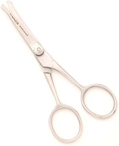 MACS PROFESSIONAL,Beard & Mustache Scissors With Adjustable Nob,Precise Facial Hair Trimming - Sharpness and Stainless Steel Give These Scissors Durability That Will Last, -60105