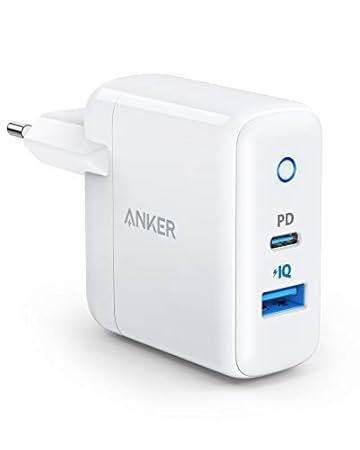 Anker USB C Ladegerät PowerPort PD 2 Wandladegerät 30W Dual Port mit 18W Power Delivery für MacBook Pro/Air 2018, iPad Pro 20