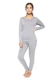 2 & 4 Piece: Womens Thermal Underwear Set – Thermal Underwear for Women Fleece Lined Top & Bottom Long Johns