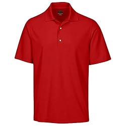 Greg Norman Men's Protek Micro Pique Polo, British