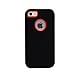 Accmart Defender Body Armor Silicone Hybrid Case Comparable to Otterbox Defender Series For iphone 5 Red