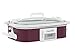 Crock Pot 3.5 Quart Programmable Digital Casserole Crock Slow Cooker, Cranberry