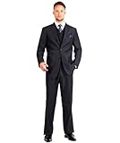 Carlo Lusso Mens 2 Button 3 Piece Modern Fit with Vest