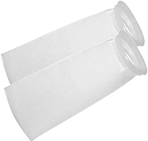 HRTFILTERS Filter Sock Felt 7 Inch by 32 Inch Long,1 Micron Filter Bags for Industry,Chemical, Water Liquid Filters - 2 Pack (1 Micron 7 x 32 inch)