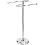 AmazonBasics Bathroom Accessory Collection - Towel Holder, Matte