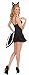 Forum Novelties Women's Skunk Ears and Tail Set, Black/White, One Size