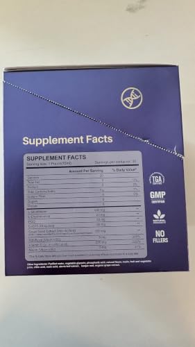 MEGNETA Liposomal Glutathione Supplement – 500mg Glutathione with PQQ, CoQ10 & Vitamin C – High Absorption Antioxidant for Immune & Energy Support – Grape Flavor, 30 Pouch