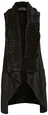 100% Cashmere Vest with Rex lapels (Black)