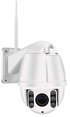 1080P Full HD Outdoor WiFi Security Camera, Outdoor PTZ IP Camera, 4X Optical Zoom, Auto Focus, IP66 Weatherproof, 196ft Night Vision, External Card Slot up to 128GB Micro SD Card, S2A, US, White - Thumbnail 6