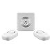 Wireless Doorbell Operating At Over 500-feet Range with 52 Chimes, 1 Receiver and 2 Remote Transmitter(No Batteries Required for Receiver）