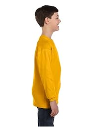 Gildan Heavy algodón Youth 5,3 oz. Manga Larga playera