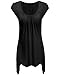 ELESOL Women's Short Sleeve Flare Tunic Tops for Leggings Flowy Shirt