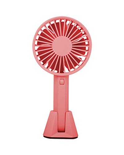 Air Conditioner AYANGDEDIAN Cooling Fan Leisure Mini Portable Handheld Fan Office Student Dormitory USB Portable Small Fan Desktop Fan Fan (Color : Pink)
