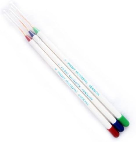 RELINDA (TM) 5 PCs 2 Way Marbleizing Dotting Pen, 3 PCs Nail Art Brushes Pen, Detailer Liner and Striper with Free Nail Art Brushes Pen, Detailer Liner and Striper