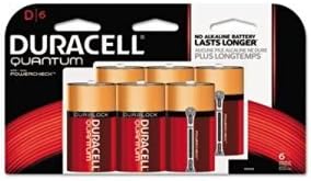 Quantum Alk Batt D 6pk