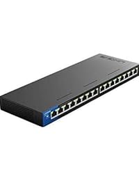 Linksys Business LGS116P RM2   Conmutador de red de 16 puertos Gigabit Ethernet PoE+ (metal certificado)
