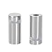 Stainless Steel Wall Mount Glass Standoff Holder Screw Nails Advertising Nails, Brushed Finish (12mmx25mm) 20 Pcs