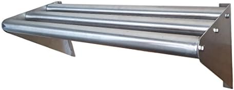 Commercial Stainless Steel Tubular Wall Shelf 18 x 72