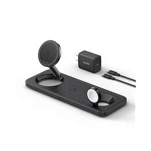 Anker MagGo Wireless Charging Station (3-in-1 Pad) ブラック